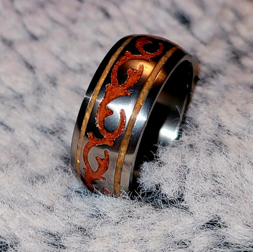 Custom handmade "viking" ring - Picture 2 of 5